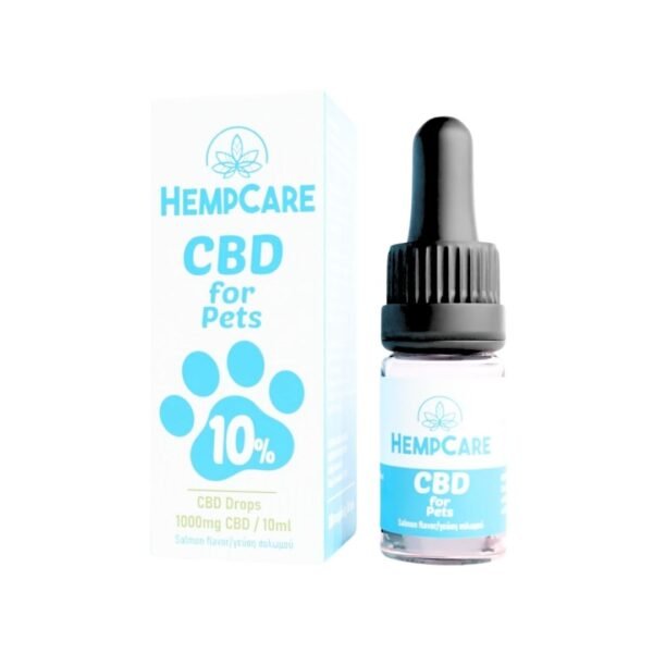 hempcare 10% cbd pet με Γεύση Σολωμός 10ml