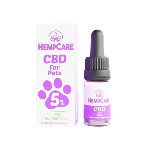 hempcare 5% cbd pet με Γεύση Σολωμός 10ml