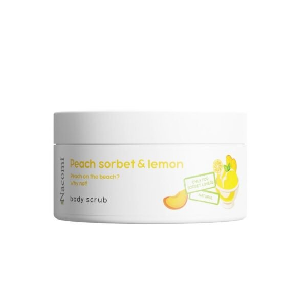 Body scrub with a scent of Peach Sorbet & Lemon 100ml