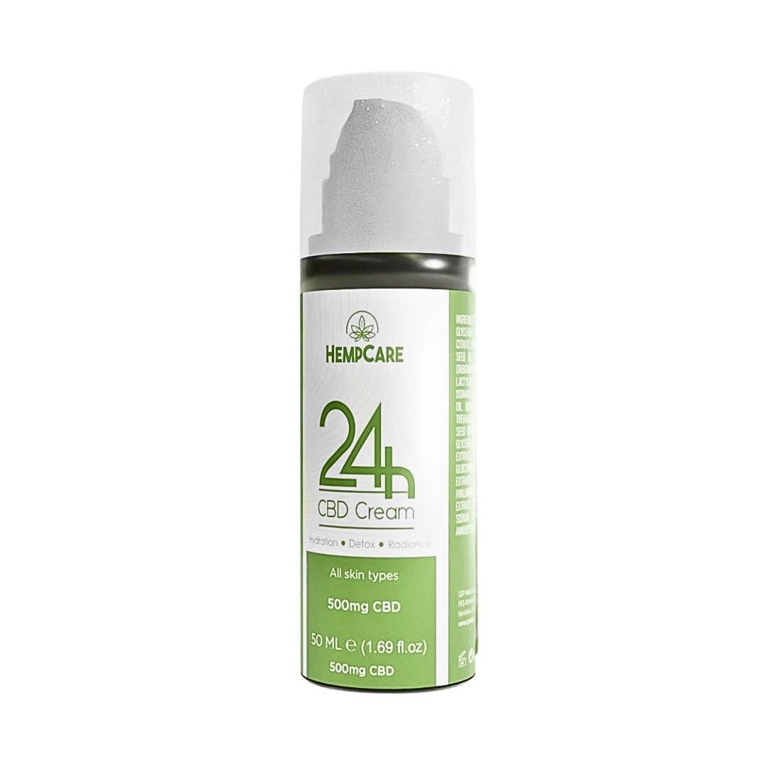 Αντιρυτιδική Κρέμα Προσώπου 24H – HEMPCARE 50ml (500mg CBD) (2) HEMPCARE 24h FACE CREAM 50ml 140mg CBD