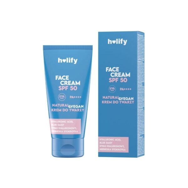 SPF 50 Face Cream with hyaluronic acid 50ml