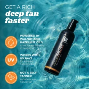 byrokko – shine brown tan boosting oil, 150ml