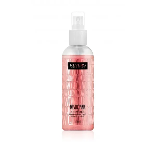 revers cosmetics mistic pink body mist shimmer 100ml