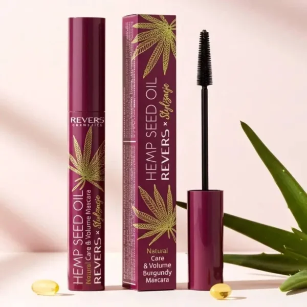 revers hemp seed oil mascara burgundy